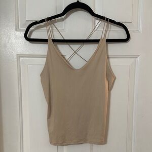 Gaze Tan Strappy Camisole